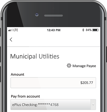 BankWest Mobile Billpay Screen Shot
