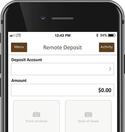 BankWest Mobile Deposit Screen Shot