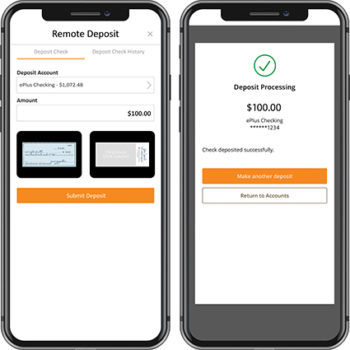 Submitting A Mobile Deposit